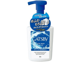 "Gatsby Facial Wash Smooth Whip" Мужской мусс для умывания для жирной и проблемной кожи, с ароматом цитрусов, 150 мл. — фото 1