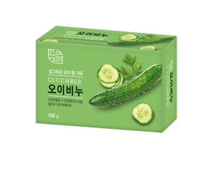 Огуречное мыло для умывания Mukunghwa Moisture Cucumber Soap — фото 1
