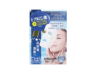 Маска для лица увлажняющая с гиалуроновой кислотой Secreto Voce Premium Mask / KOSE (5 листов по 30 мл) — фото 1