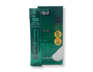 Бустер с микроиглами с комплексом центеллы VT COSMETICS PRO CICA REDDLE SHOT 100 STICK (2мл * 10шт) — фото 1