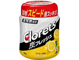 Жевательная резинка Clorets Refreshing Activated Carbon Lemon Mint Bottle (127 г) — фото 1