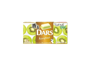 Шоколад Morinaga DARS белый “Ароматный киви” (46 г / 12 шт) — фото 1