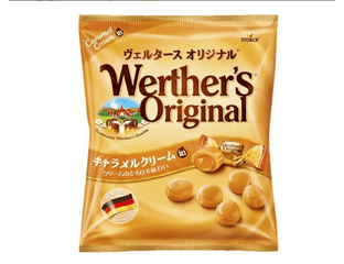 Morinaga Werters Original Сливочная карамель, без сахара, 70 гр — фото 1