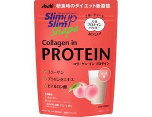 Протеиновый персиковый коктейль с коллагеном Asahi Slim Up Slim Shape Collagen in Protein (225 г) — фото 1