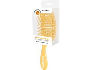 Расческа-гребень для волос с ароматом манго SOLOMEYA Aroma Detangling Hair Comb Mango (1 шт) — фото 1