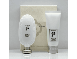 Набор для очищения и осветления кожи The History of Whoo Brightening Peeling Gel & Foam Cleanser (пилинг-гель 100 мл + пенка 180 мл) — фото 1