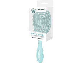 Расческа для сухих и влажных волос с ароматом жасмина SOLOMEYA Wet Detangler Brush Oval Jasmine (1 шт) — фото 1