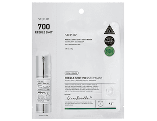 Усиленная двухфазная маска с микроиглами VT Cosmetics Reedle Shot 700 2Step Mask (20 г + 1,5 г) — фото 1