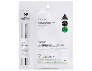 Деликатная двухфазная маска с микроиглами VT Cosmetics Mild Reedle Shot 50 2Step Mask (1,5 г + 20 г) — фото 1