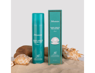 Солнцезащитный спрей с жемчугом JMsolution Marine Luminous Pearl Sun Spray SPF50+ PA++++ (180 мл) — фото 1