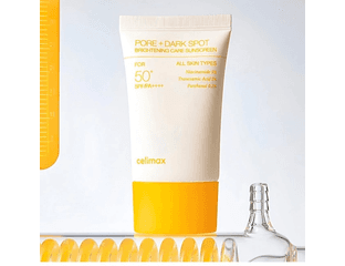 Осветляющий солнцезащитный крем Celimax Pore+Dark Spot Brightening Care Sunscreen SPF50+ PA++++ (50 мл) — фото 1