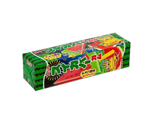 Жевательная резинка со вкусом арбуза Lotte Watermelon Bar (26.1 г) — фото 1