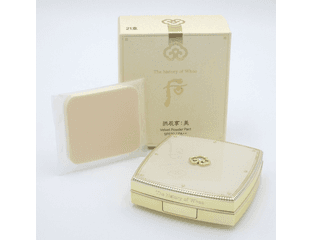Пудра с омолаживающим эффектом The History of Whoo Velvet Powder Pact SPF30/PA++ (21 Light Beige, 12 г) — фото 1