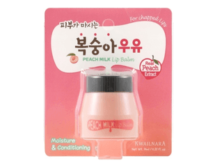 Бальзам для губ с экстрактом персика Kwailnara Peach Milk Lip Balm (10 мл) — фото 1