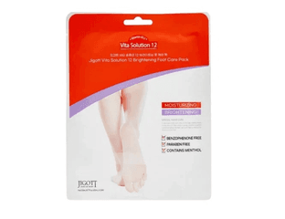 Маска-носки для ухода за кожей ног Jigott Vita Solution 12 Brightening Foot Care Pack (1 пара) — фото 1