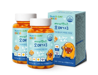 Детский комплекс с Омега-3 Nutri D-Day Kids Baby & Kids Omega-3 (45 капсул) — фото 1