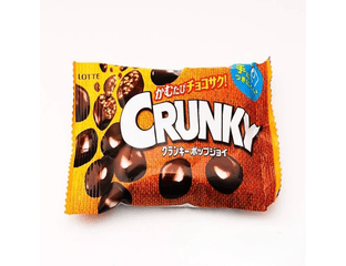 Шоколадное драже Lotte Crunky с хрустящим рисом (44 г) — фото 1