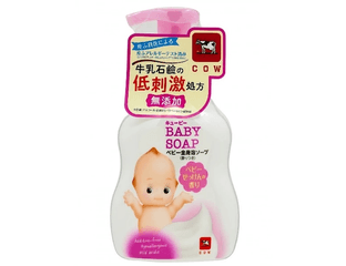 Детское пенное мыло с ароматом младенца Cow Brand QP Baby Soap Baby Scent (400 мл) — фото 1