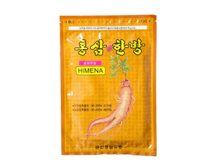 Пластырь с красным женьшенем Himena Red Ginseng Pad  20 штук — фото 1