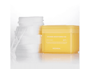 Осветляющие тонер-пэды с комплексом витаминов Mediheal Vitamide Brightening Pad 180 мл (100 шт) — фото 1