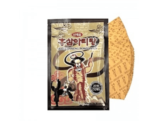 Обезболивающий пластырь для суставов и мышц с женьшенем Korean Red Ginseng Power Pad Объём: 1 упаковка (20 штук) — фото 1