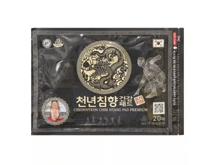 Пластырь для тела с красным женьшенем и маслом удового дерева Daejeon Cheonnyeon Chim Hyang Pad Premium — фото 1