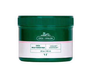 Успокаивающие пэды с центеллой VT Cosmetics Cica Mild Toner Pad  Объём: 130 мл / 60 шт — фото 1