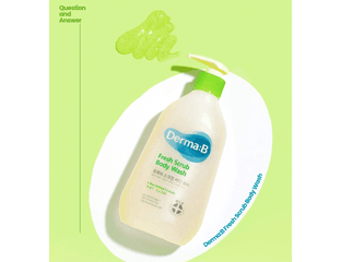 Ламеллярный освежающий гель-скраб для душа Derma:B Fresh Scrub Body Wash 420мл — фото 1