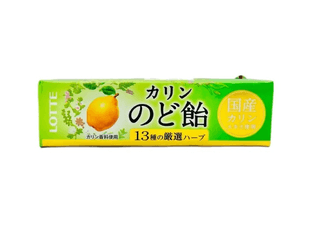 LOTTE Леденцы для горла со вкусом айвы и целебными травами 11 шт — фото 1