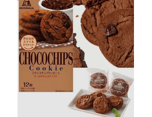 MORINAGA Chocolatechips Cookies Печенье с кусочкаами шоколада 111,6 гр (12 шт) — фото 1