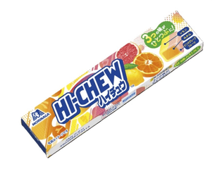 Жевательные конфеты Hi-Chew   цитрусовый вкус вкус 3 в 1.  12 шт в упаковке — фото 1