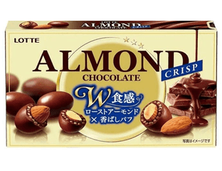 Миндаль в хрустящем шоколаде Lotte  Объём: 80 г — фото 1
