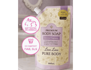 Mitsuei  Pure Body  Увлажняющий гель для душа с ароматом жасмина  1000 мл — фото 1
