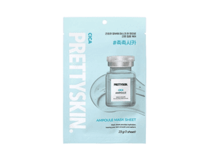 PrettySkin Mask Sheet Ampoule Cica Маска ампульная для лица с экстрактом центеллы, 23 гр — фото 1