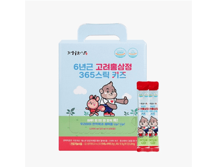Korean 6 Years Red Ginseng 365 Stick Kids jungwonsam Красный женьшень для детей,  10 мл*100 шт — фото 1