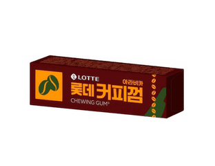 Жевательная резинка Lotte Arabica Gum с кофейным вкусом, 26 гр (Корея) — фото 1