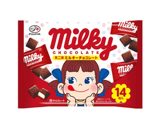 Fujiya Milky Chocolate Конфеты Peko-Chan со взбитыми сливками, 14 шт — фото 1