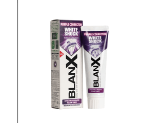 Зубная паста Blanx White Shock Purple Corrector, 75 мл — фото 1