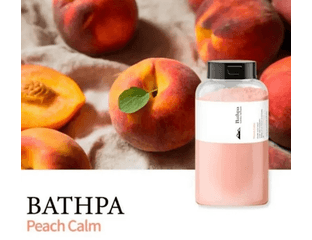 Bathpa Australian Salt Bubble - Soft Rosy Пенящаяся соль для ванны, аромат персика, 500 гр — фото 1