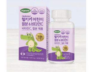 Hanmi Health Welkiker Children's Iron & Vitamin C  Детский комплекс с железом и витамином С  на 120 дн, с 6 лет — фото 1