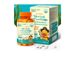 NutriD-Day Baby & Kids Calcium Magnesium Zinc Vitamin D Кальций, магний, цинк и витамин Д , с 3 лет, со вкусом йогурта 180 шт — фото 1