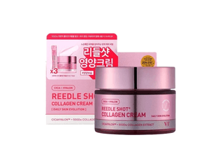 VT Reedle Shot Collagen cream Набор для укрепления кожи с коллагеном ,  50 мл+3шт*2мл — фото 1