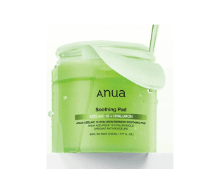 Пэды с азелаиновой кислотой Anua Azelaic Acid 10 Hyaluron Redness Soothing Pad 90 шт — фото 1