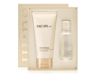 SUM37 Time Energy   Набор для очищения: Пилинг - скатка + мицелярная вода 150+100 мл — фото 1