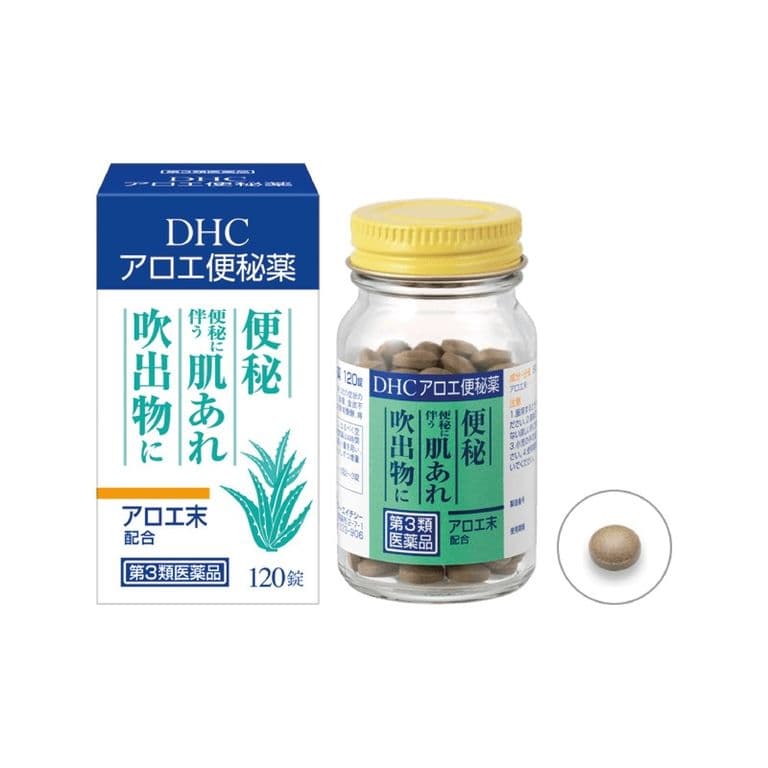 DHC Аloe Laxative Слабительное на алоэ, 120 шт на 60 дн. — фото 1