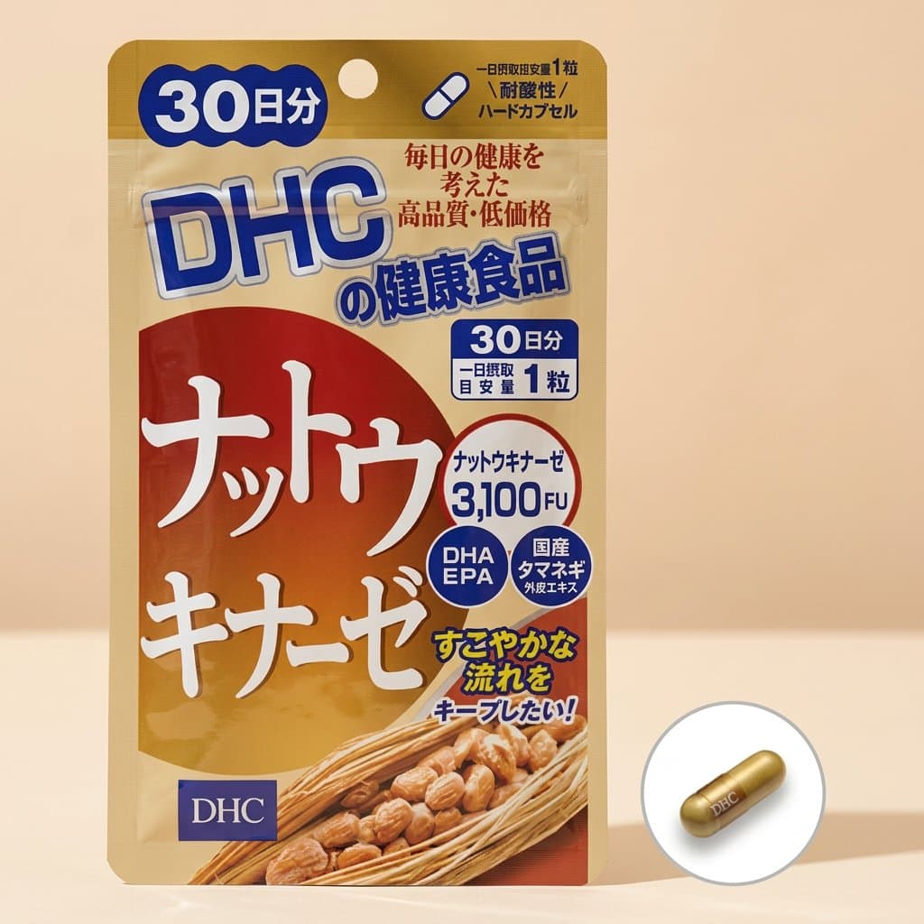 DHC Nattokinase Наттокиназа, 30 капсул — фото 1