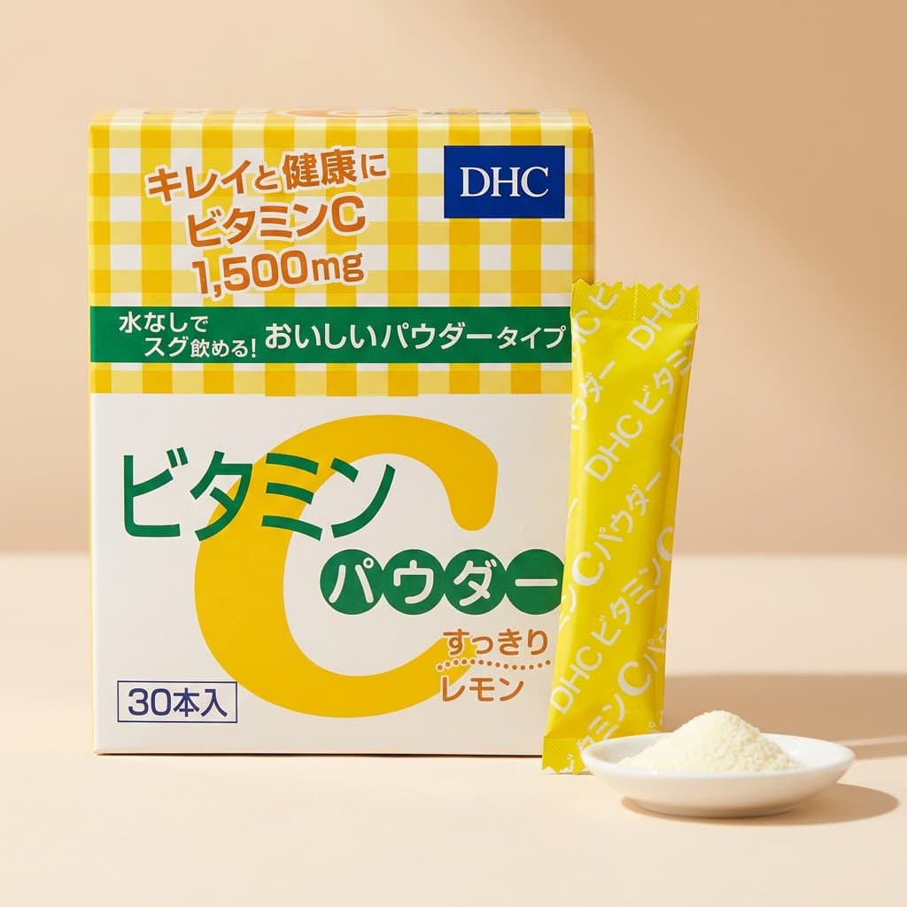 DHC Витамин С в порошке для укрепления иммунитета и здоровья кожи на 30 дней — фото 1
