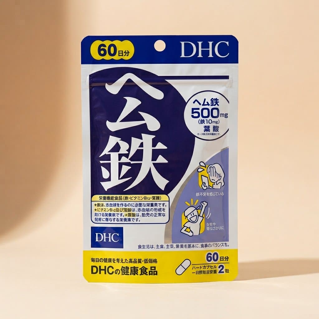 Гемовое железо DHC (60 дней, 120 капсул) — фото 1