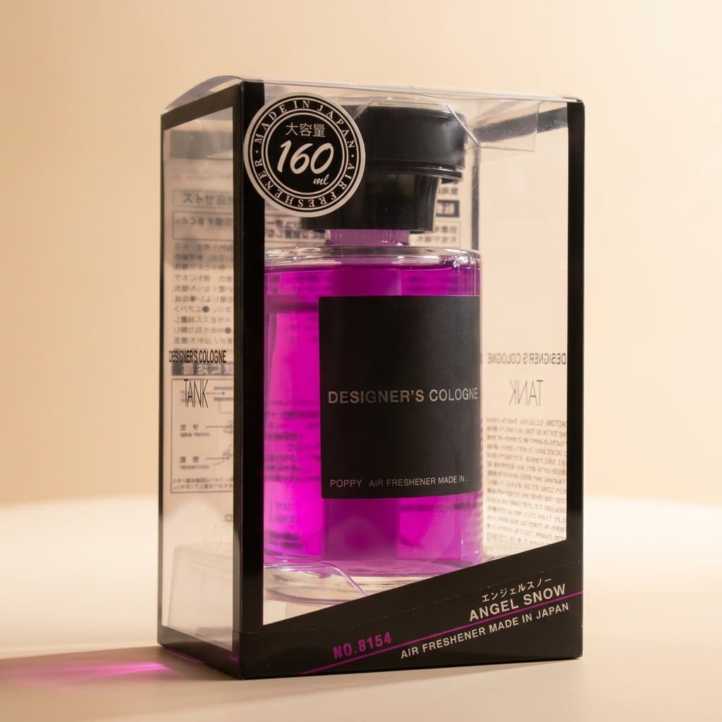 Ароматизатор для авто Diax Designer's Cologne Tank (160 мл) - Angel Snow Цветы, фрукты и ваниль — фото 1