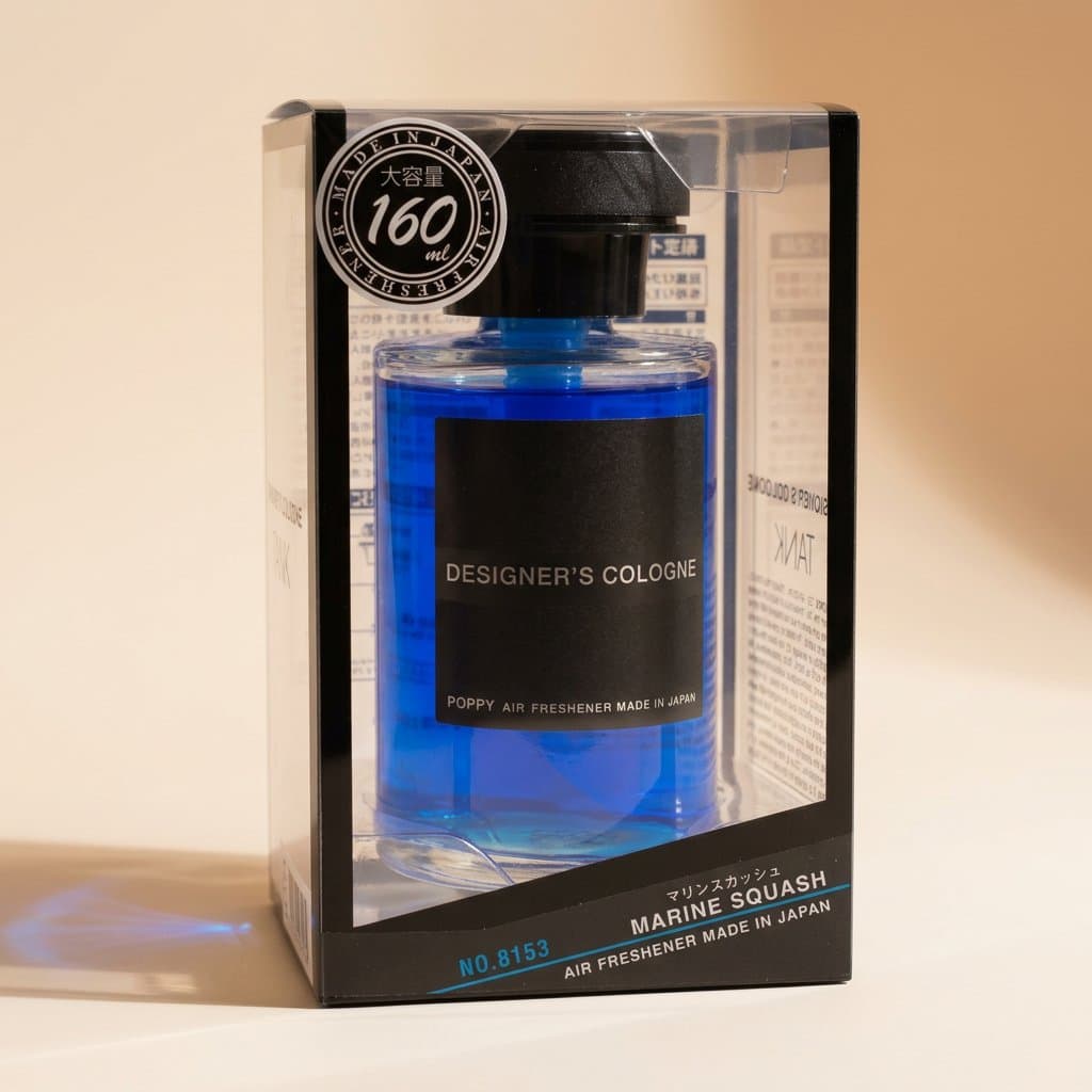 Ароматизатор для авто Diax Designer's Cologne Tank (160 мл) - Marine Squash Лимонно-морской — фото 1